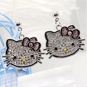 Brand New S925 Silver Hello Kitty Earrings
